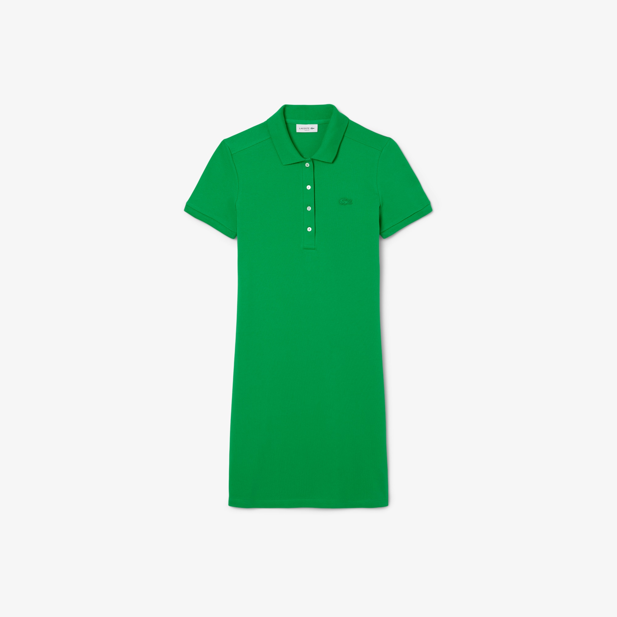 slim fit dress slacks Crown Tennis Pique Polo Dress main image 1