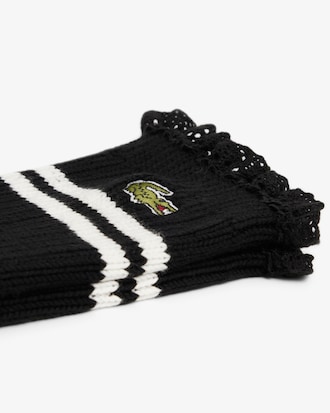 Women's Lace Edge Ribbed Socks