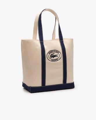 Lacoste x Sporty & Rich Cotton Tote Bag