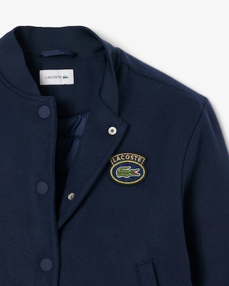 Crocodile Badge Bomber Jacket