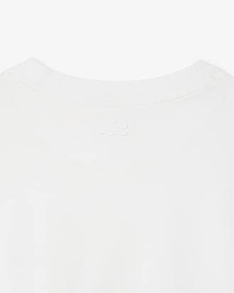 Playera de punto con estampado de cocodrilo para mujer