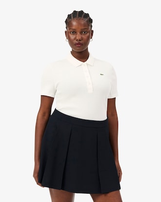 Women's Slim Fit L.12.D Ribbed Cotton Polo