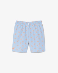 Monochrome Taffeta Swim Trunks