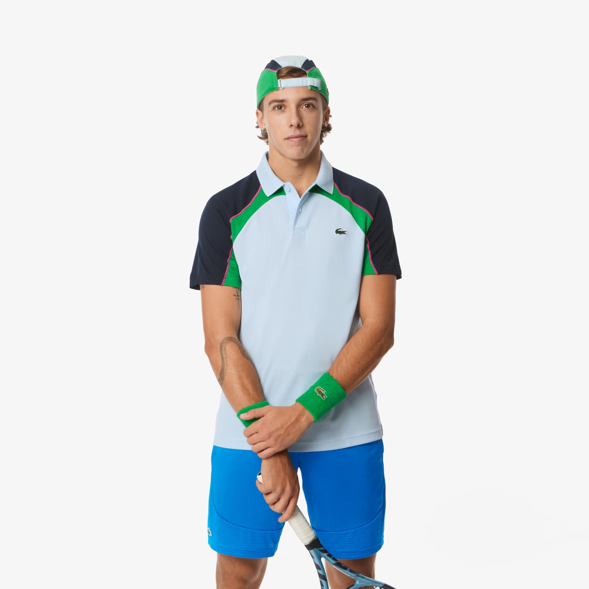Lacoste Men's Ultra Dry Colorblock Tennis Polo
