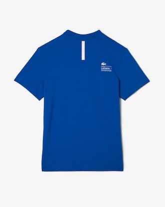 Men's Regular Fit Branded Piqué T-Shirt