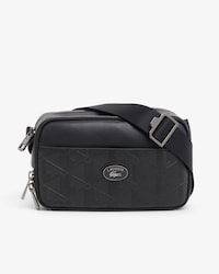 Sacoche verticale monogramme en cuir