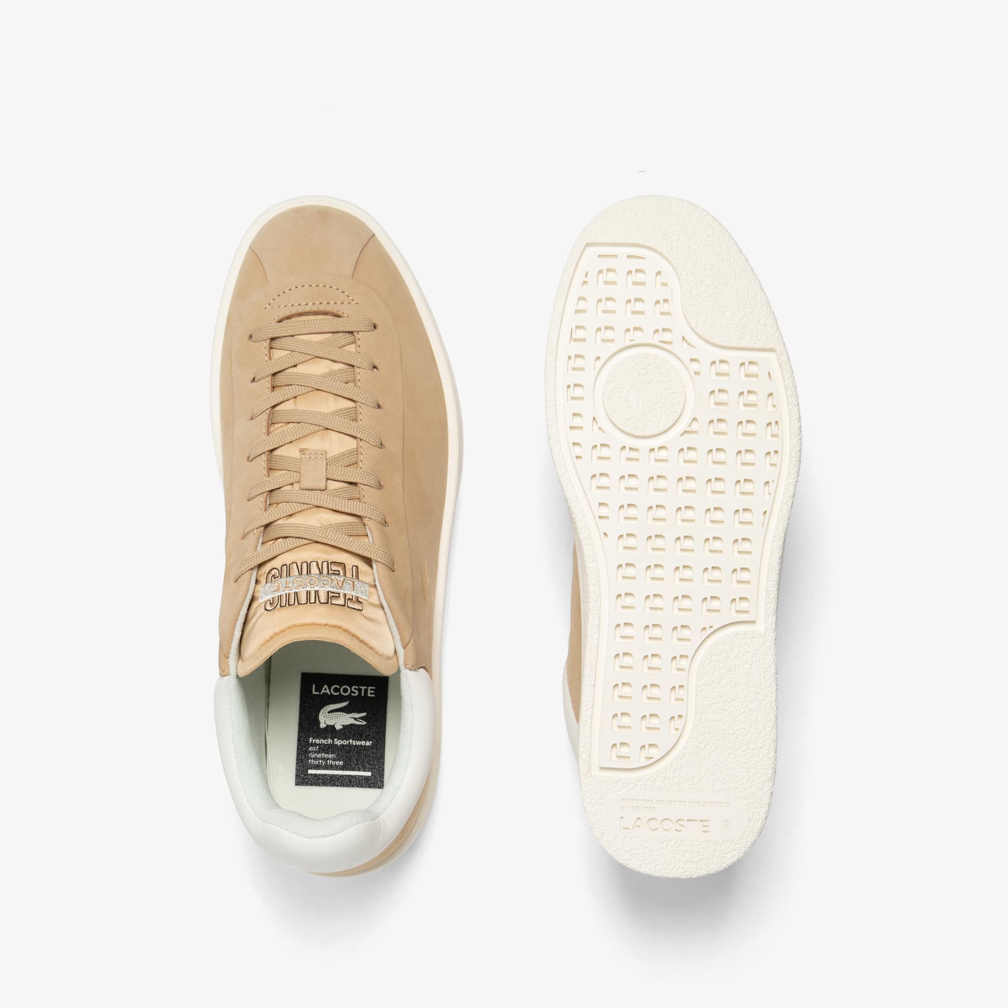 ☆送料無料☆ LACOSTE Baseshot Pro Leather Sneakers ☆ Lacoste Baseshot Pro Leather Sneakers | Neutrals | FARFETCH GE