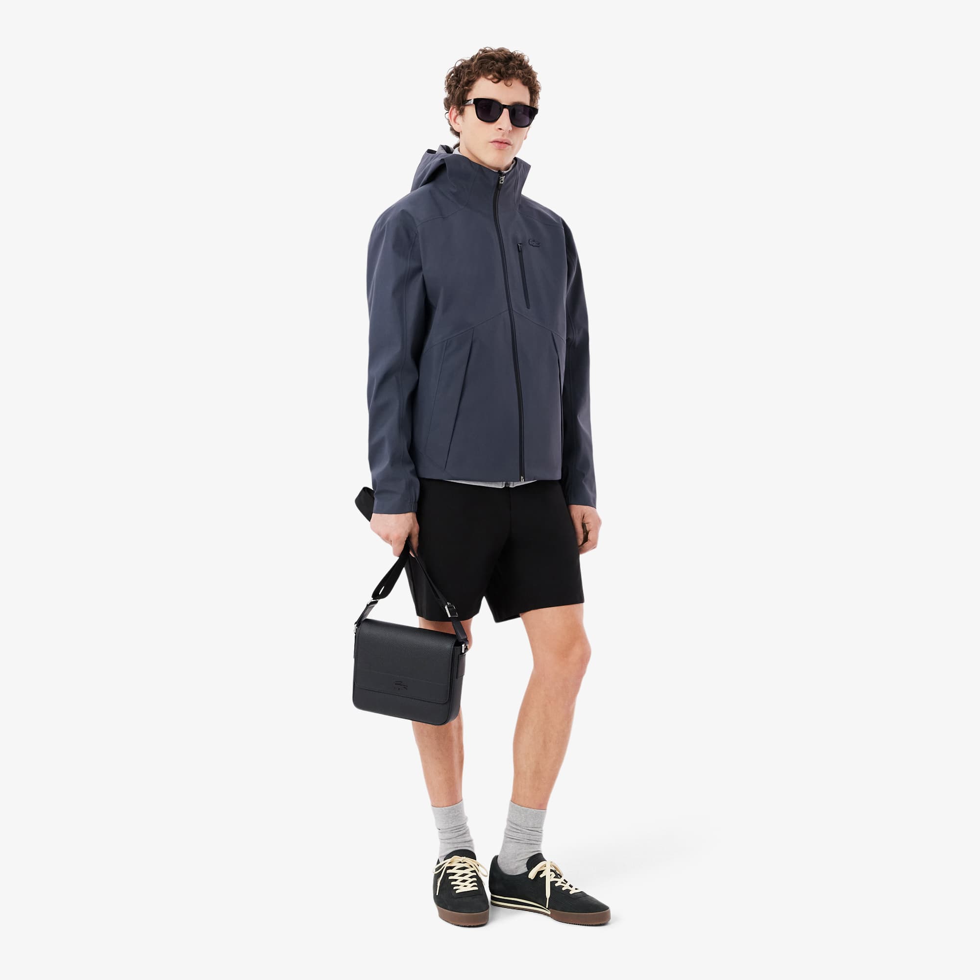 Chantaco Leather Messenger Bag - Bags - New In 2026 | Lacoste