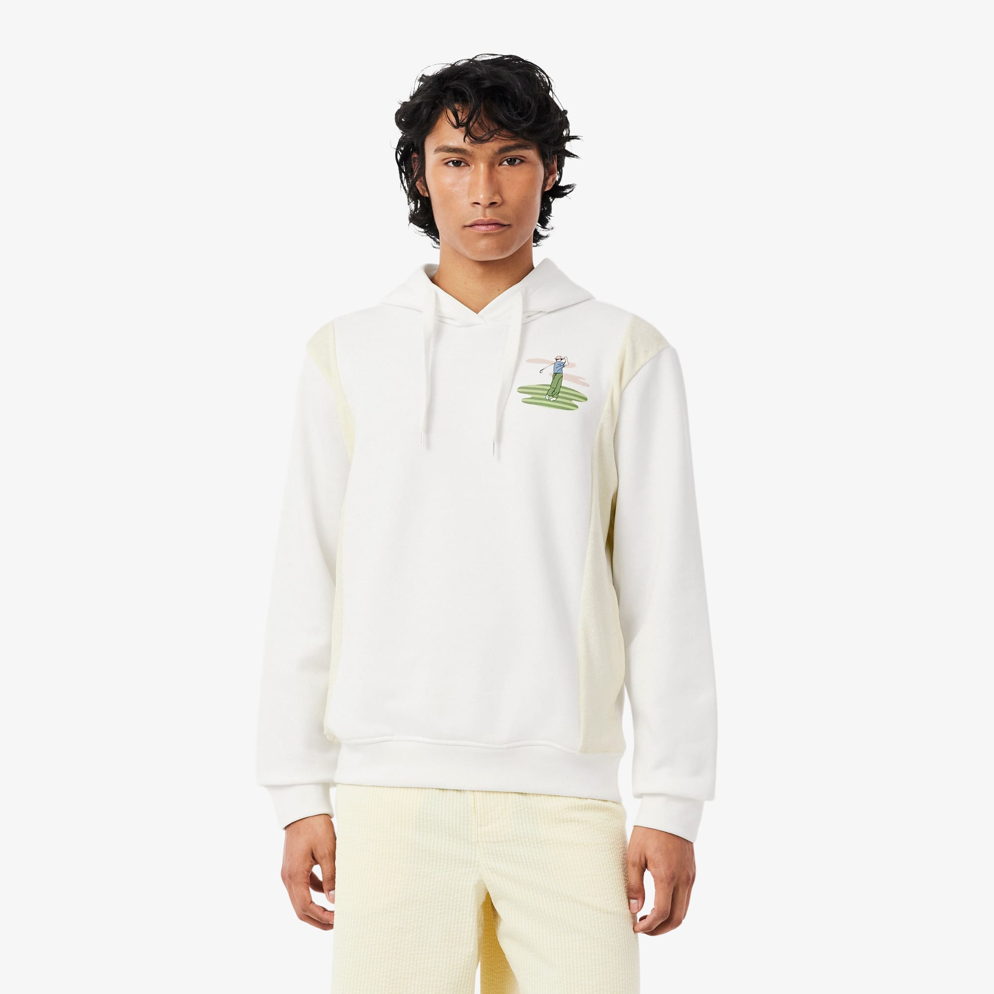 Golf Print Hoodie - Sweaters & Sweatshirts - New In 2026 | Lacoste