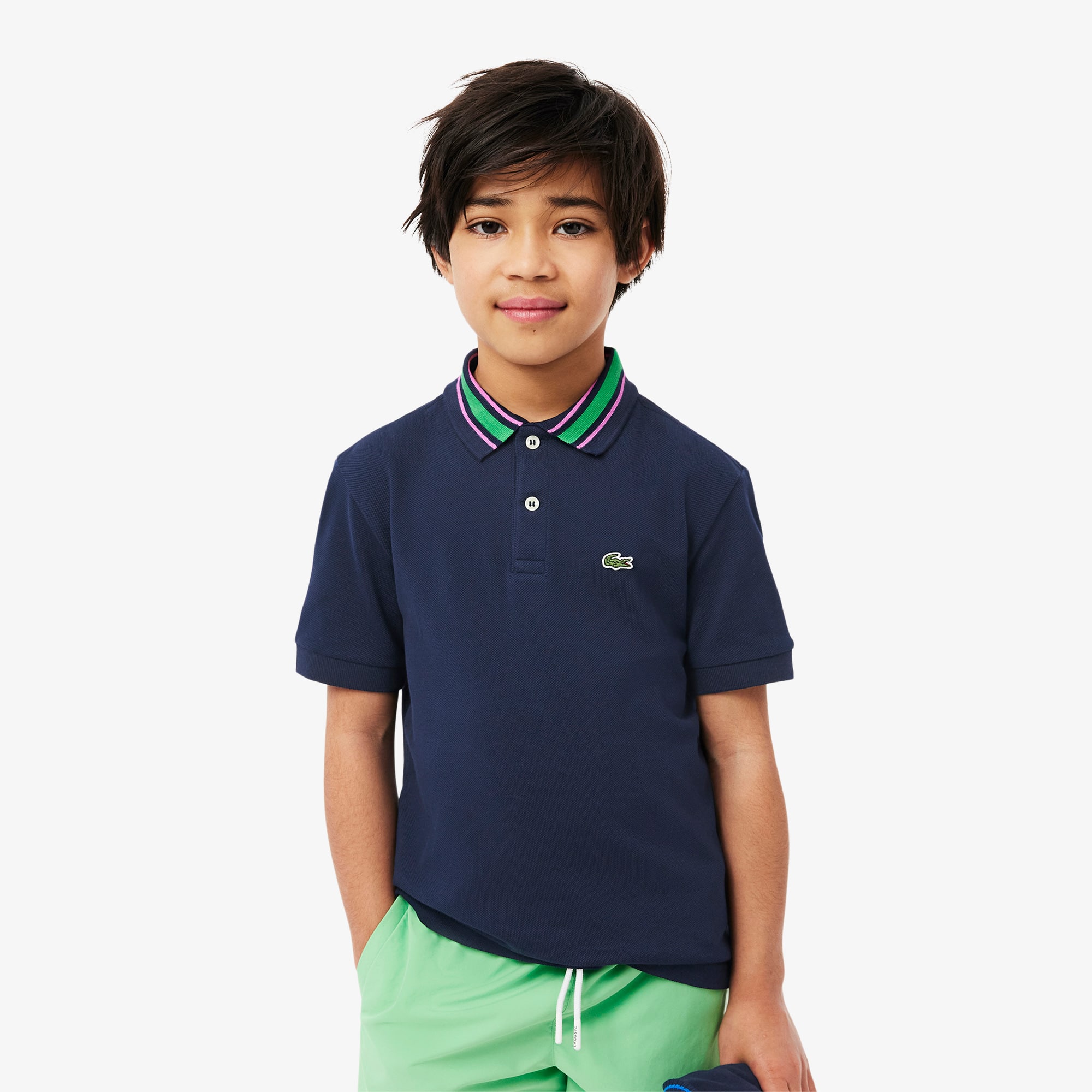 新品級　サイズ140cm/ラコステ/KIDSトラックスーツ　上下セット　ブルー Lacoste kids' collection: looking for a new outfit for your