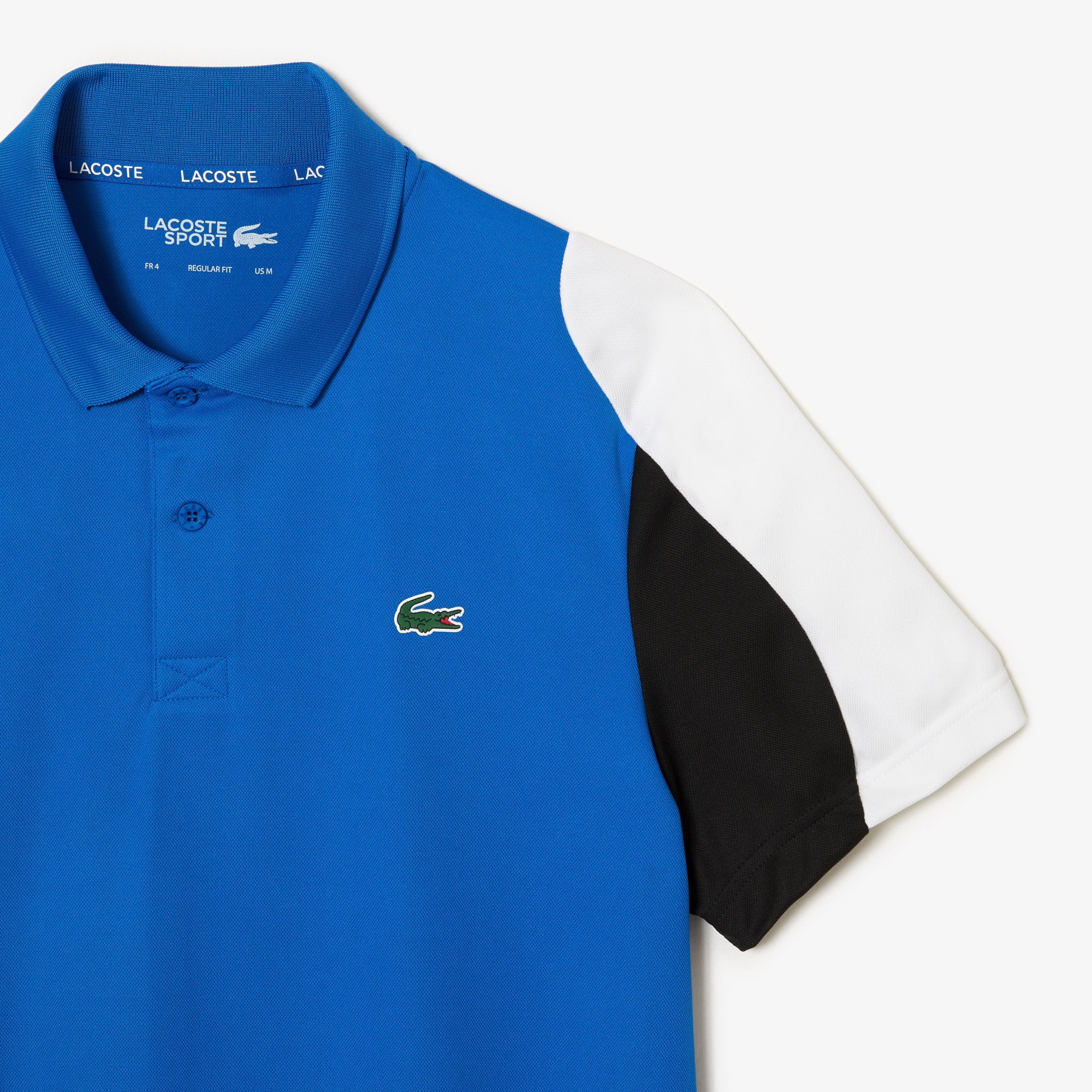 Tシャツ・カットソー LACOSTE Multicolor Piquet Polo Shirt NWT LACOSTE RAINBOW LOGO MEN'S RELAXED FIT COTTON PIQUE POLO
