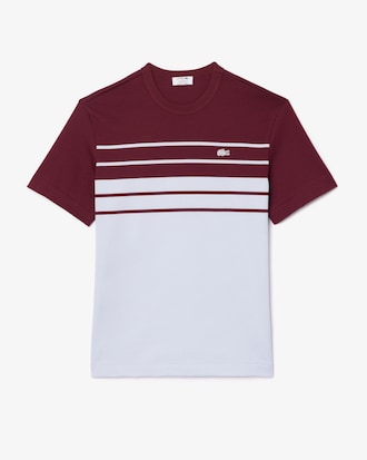 Men's Made In France Striped Heavy Cotton T-Shirt