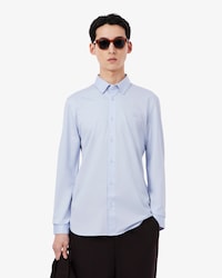 Slim Fit Cotton Blend Shirt