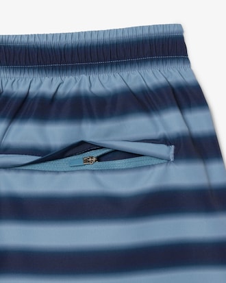 Traje De Ba&ntilde;o Corto A Rayas