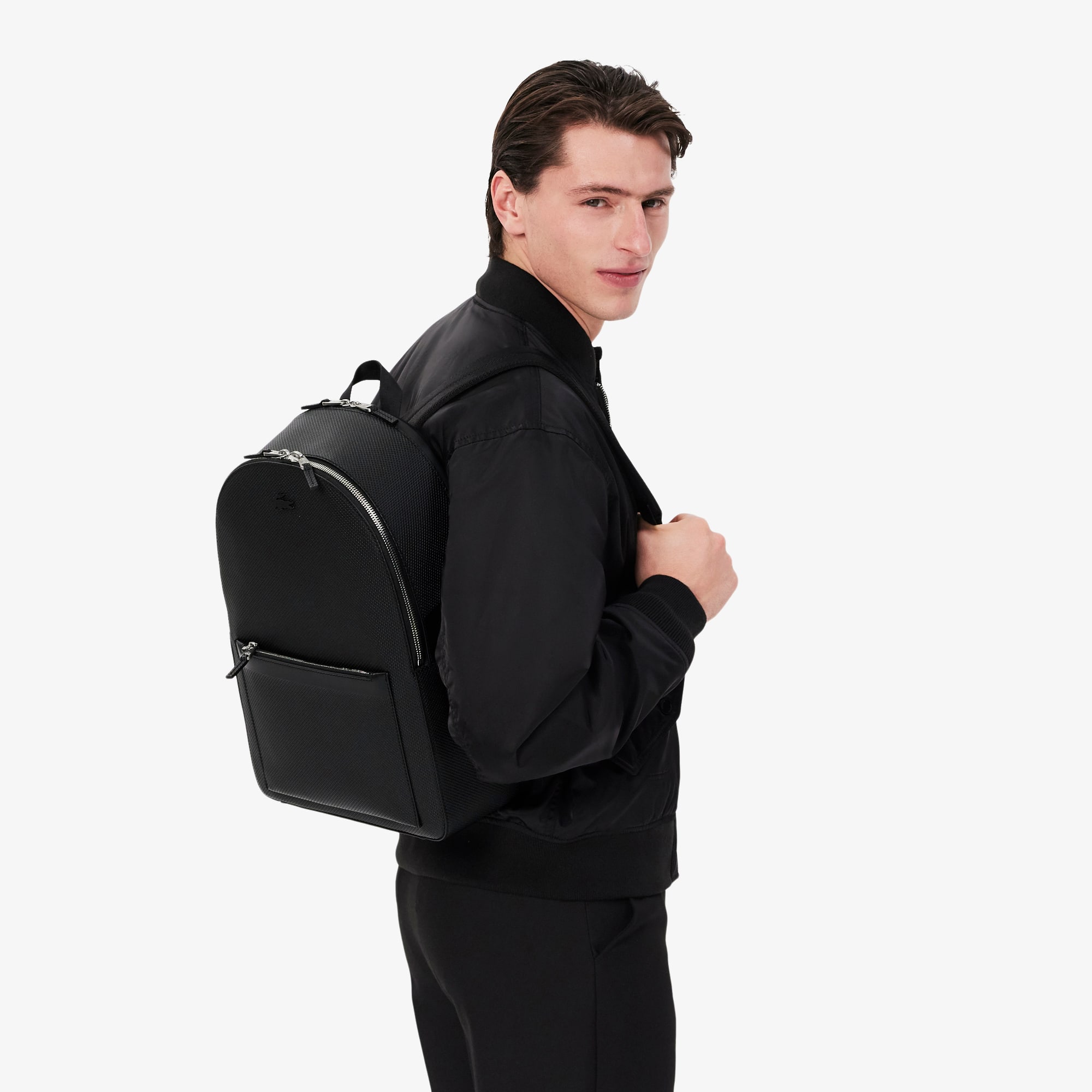 Men's Chantaco Piqué Leather Backpack - Backpacks - New In