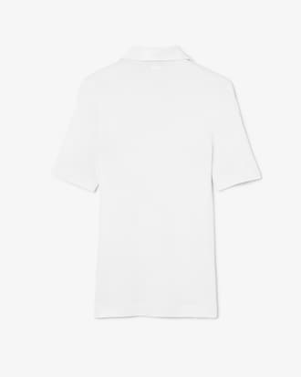 Women's Runway Slim Fit Satin Piqu&eacute; Polo