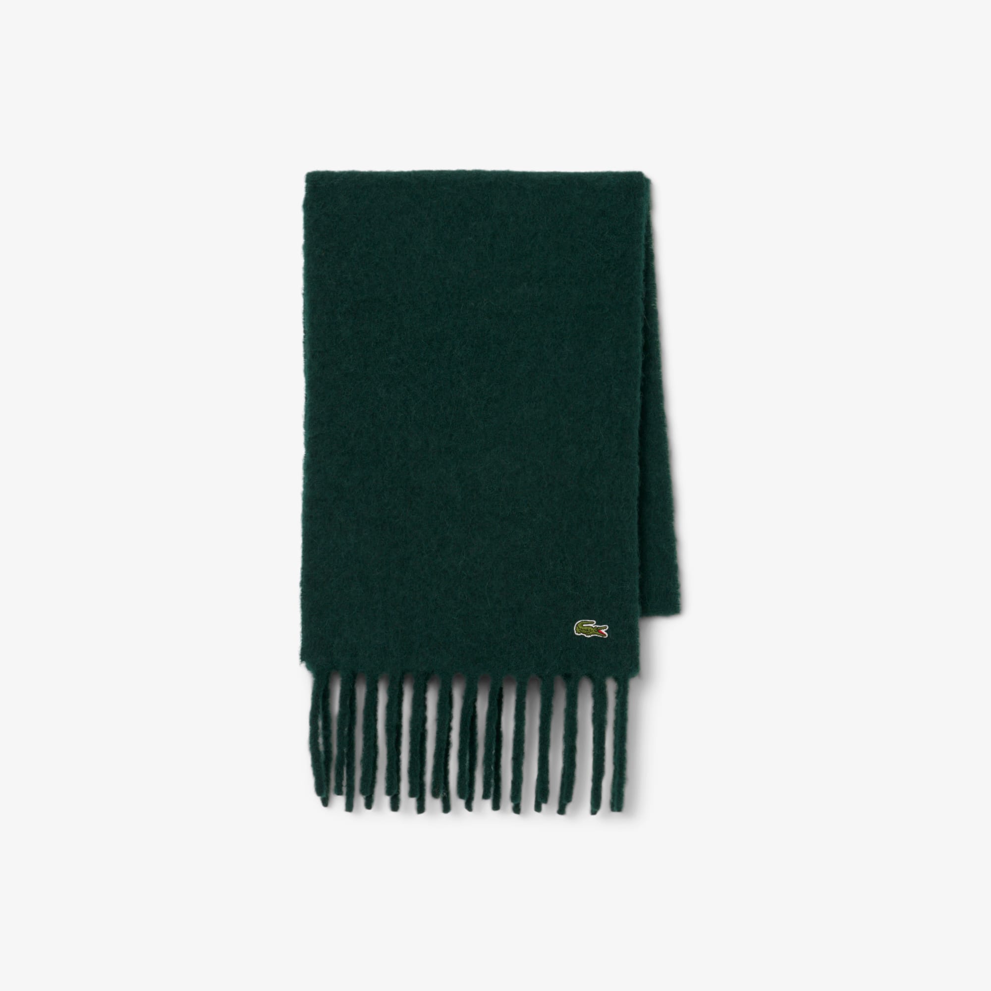 Lacoste Women's Alpaca Blend Fringed Scarf