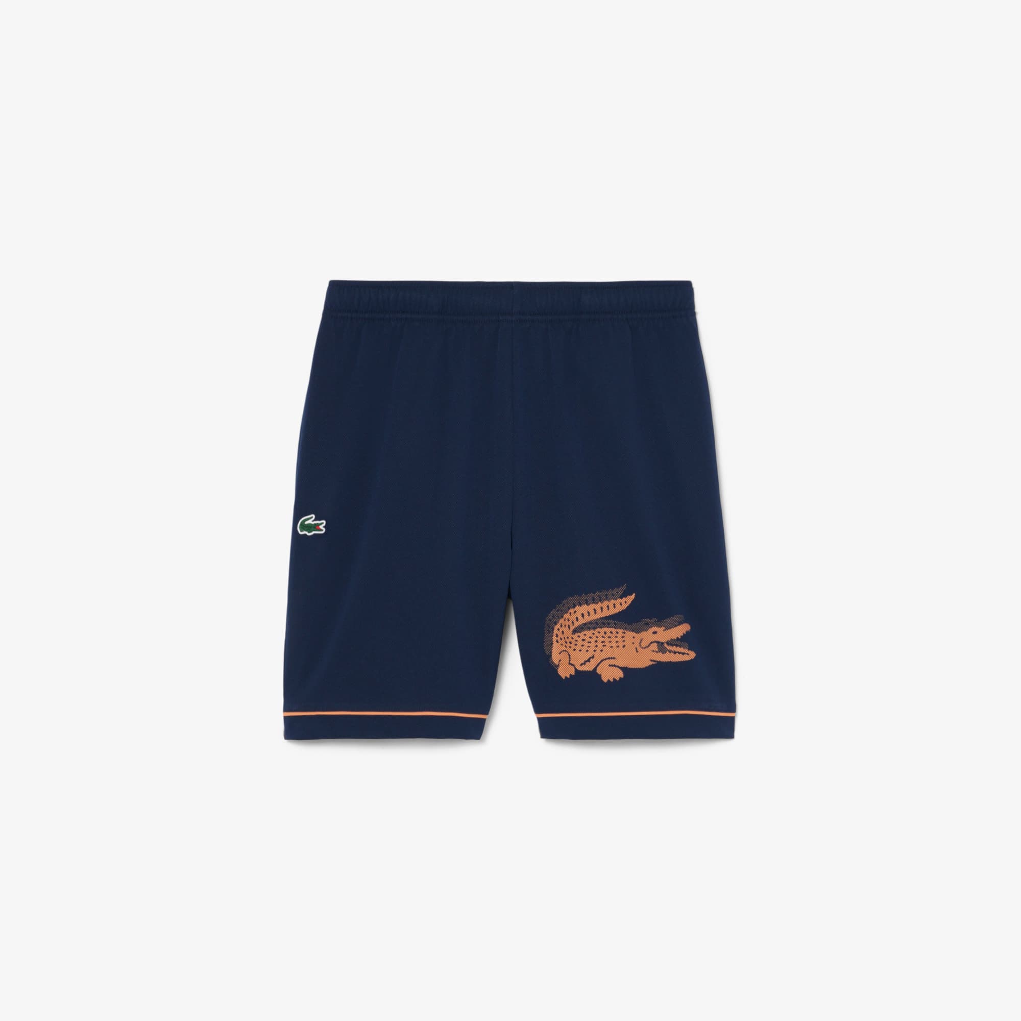 Lacoste Striped Taffeta Sport Shorts - 12 Years In Blue