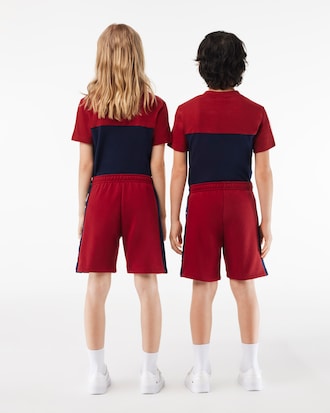 Kids' Color Stripe Cotton Shorts 