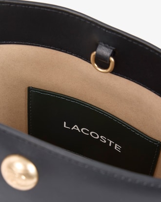 Small Tennis Bliss Leather Bucket Bag