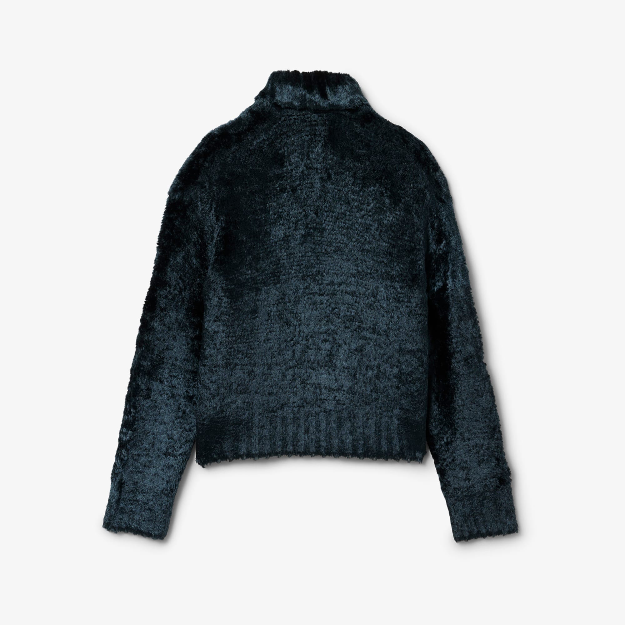 Runway Polo Collar Velour Sweater - Sweaters & Sweatshirts - New
