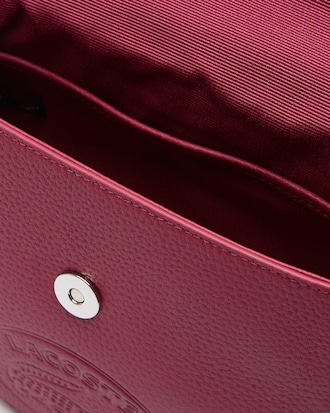 Bolso de hombro Croco Crew en piel granulada para mujer