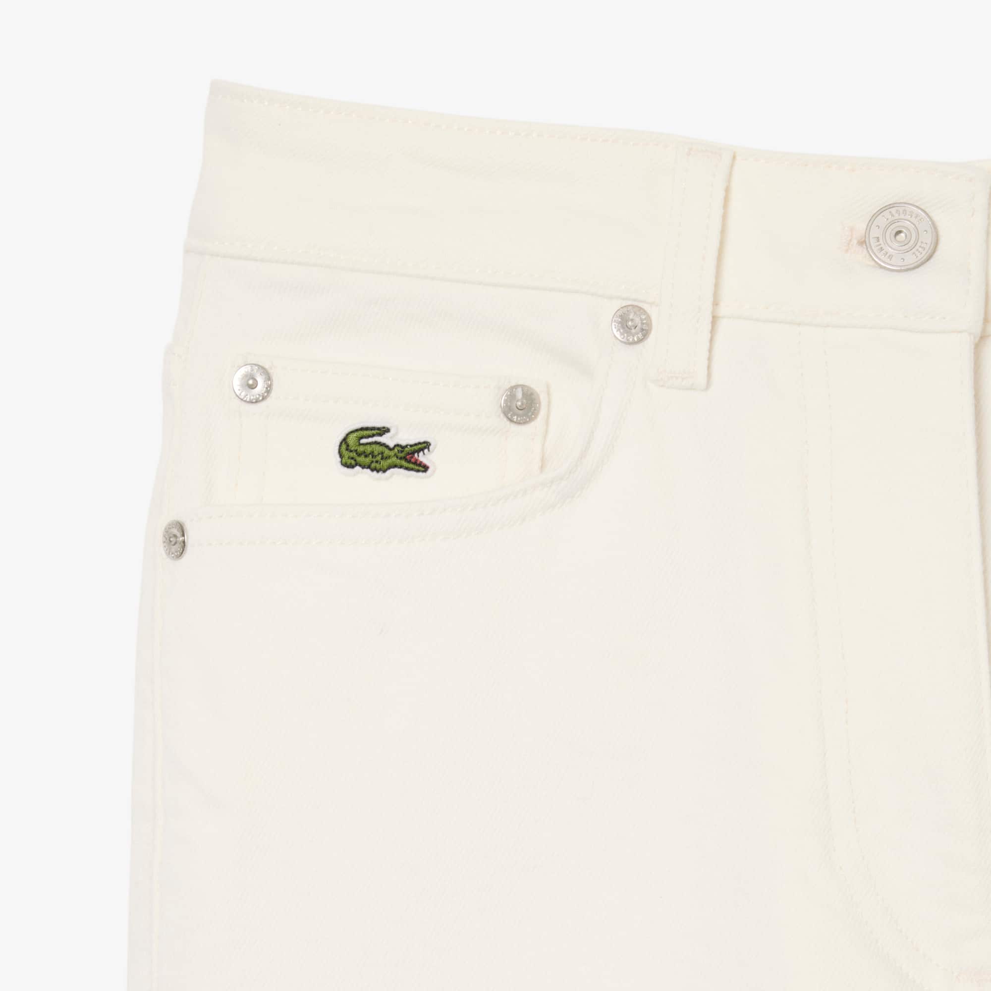 Straight Cut High Waist Denim Jeans