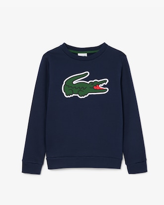 Sudadera con Gorro Unisex de Felpa con Cocodrilo
