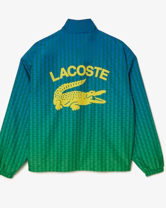 Chamarra con monograma estampado en d&eacute;grad&eacute;