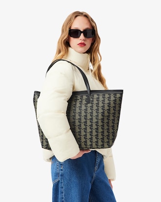Zely Grained Tote & Pouch