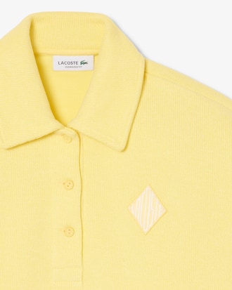 Oversized Ribbed Polo Sweatshirt