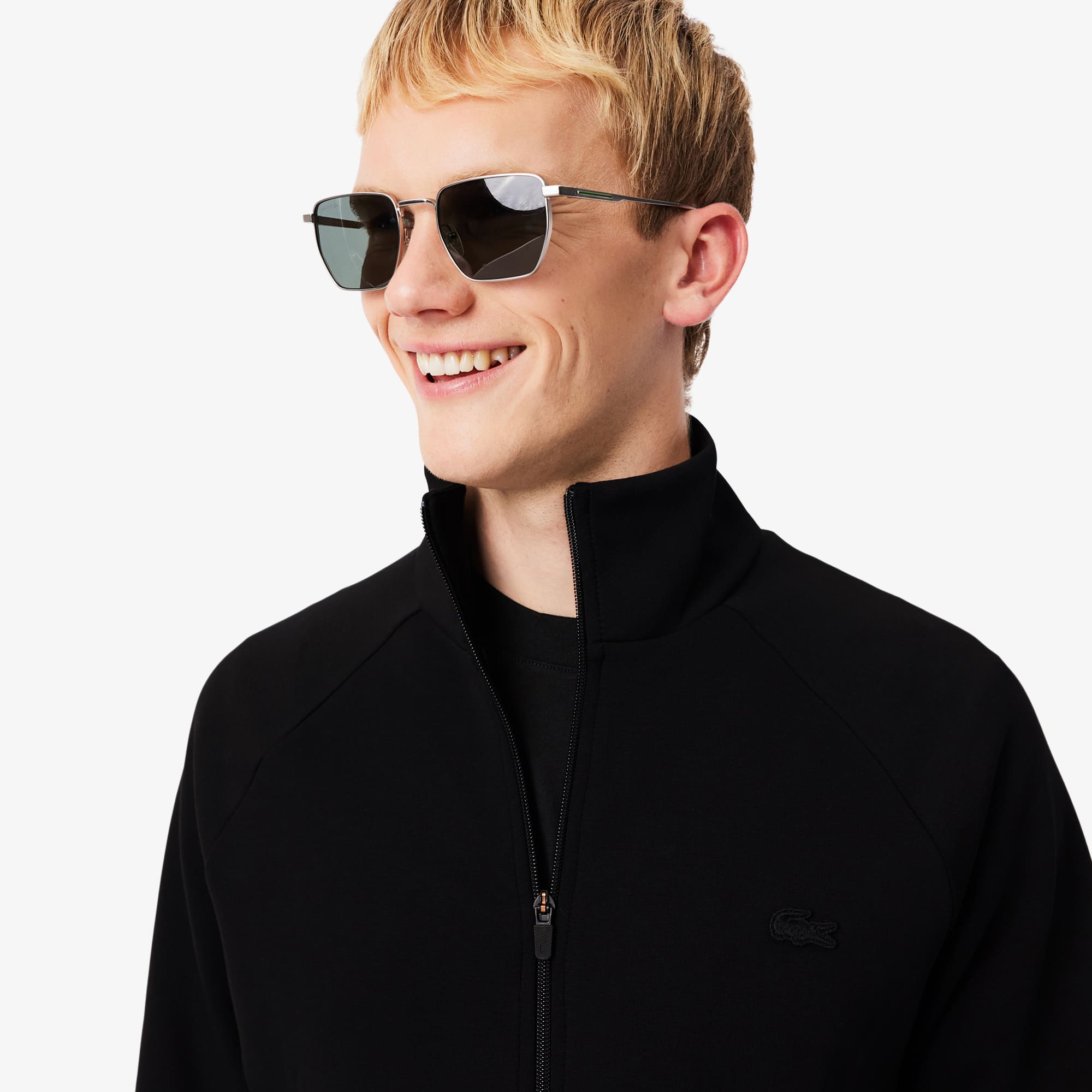 Men's Double Faced Jersey Zip-Up Sweatshirt - Sweaters