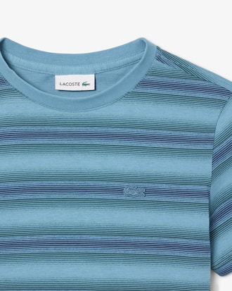 Playera de algod&oacute;n con estampado de rayas para ni&ntilde;o