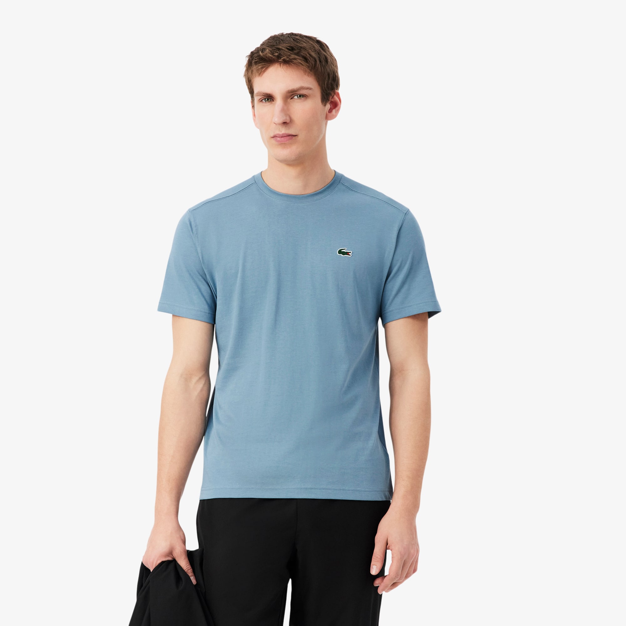 Lacoste Men's Ultra Dry Cotton Sport T-shirt In Blue