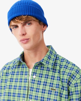 Men's Relaxed Fit Plaid Overshirt