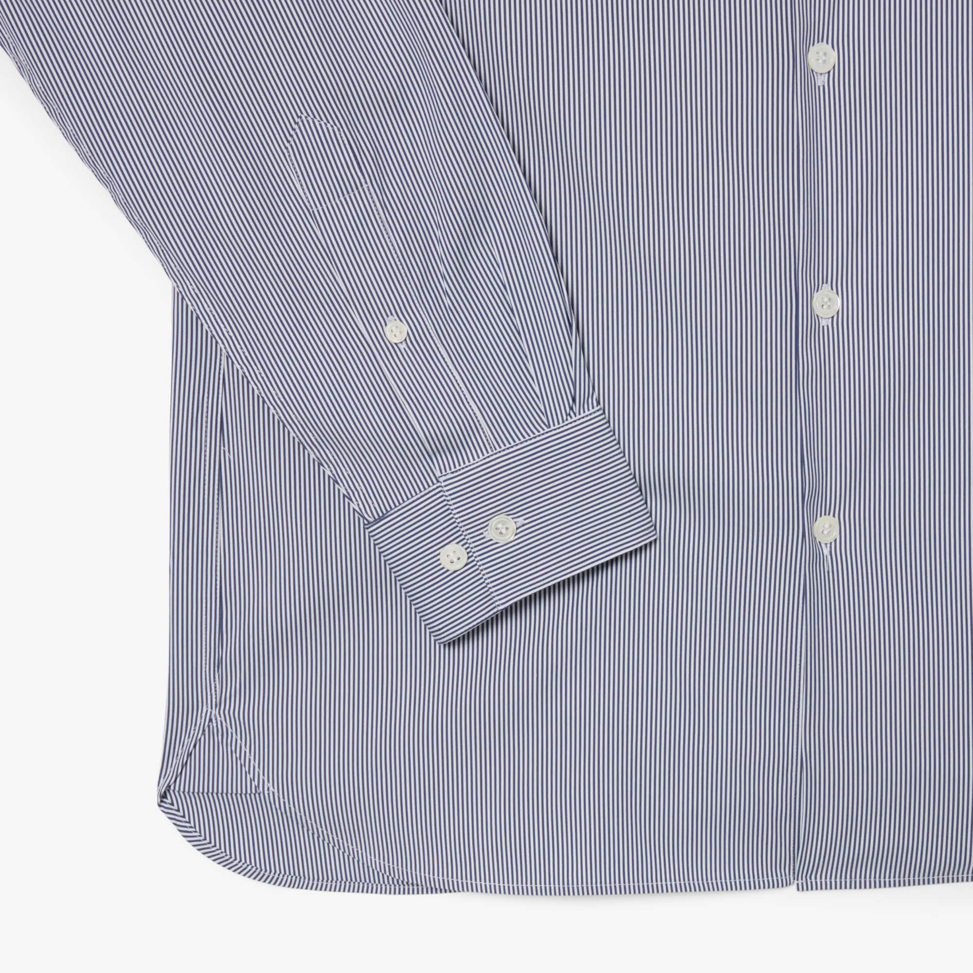 Men's Slim Fit Striped Stretch Button Down Shirt