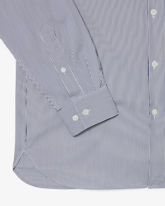 Men's Slim Fit Striped Stretch Button Down Shirt