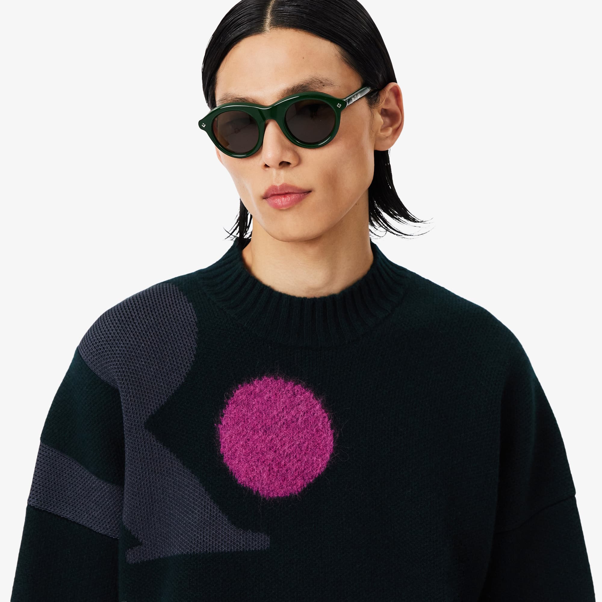 Runway Graphic Jacquard Sweater - Sweaters & Sweatshirts - New In