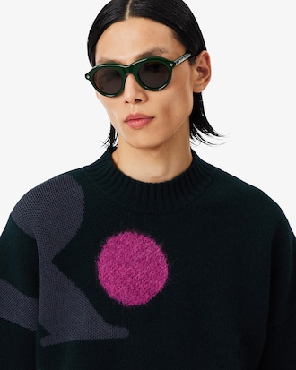 Runway Graphic Jacquard Sweater