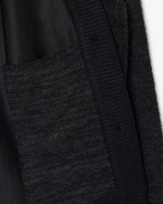 C&aacute;rdigan Oversized de Lana Afieltrada