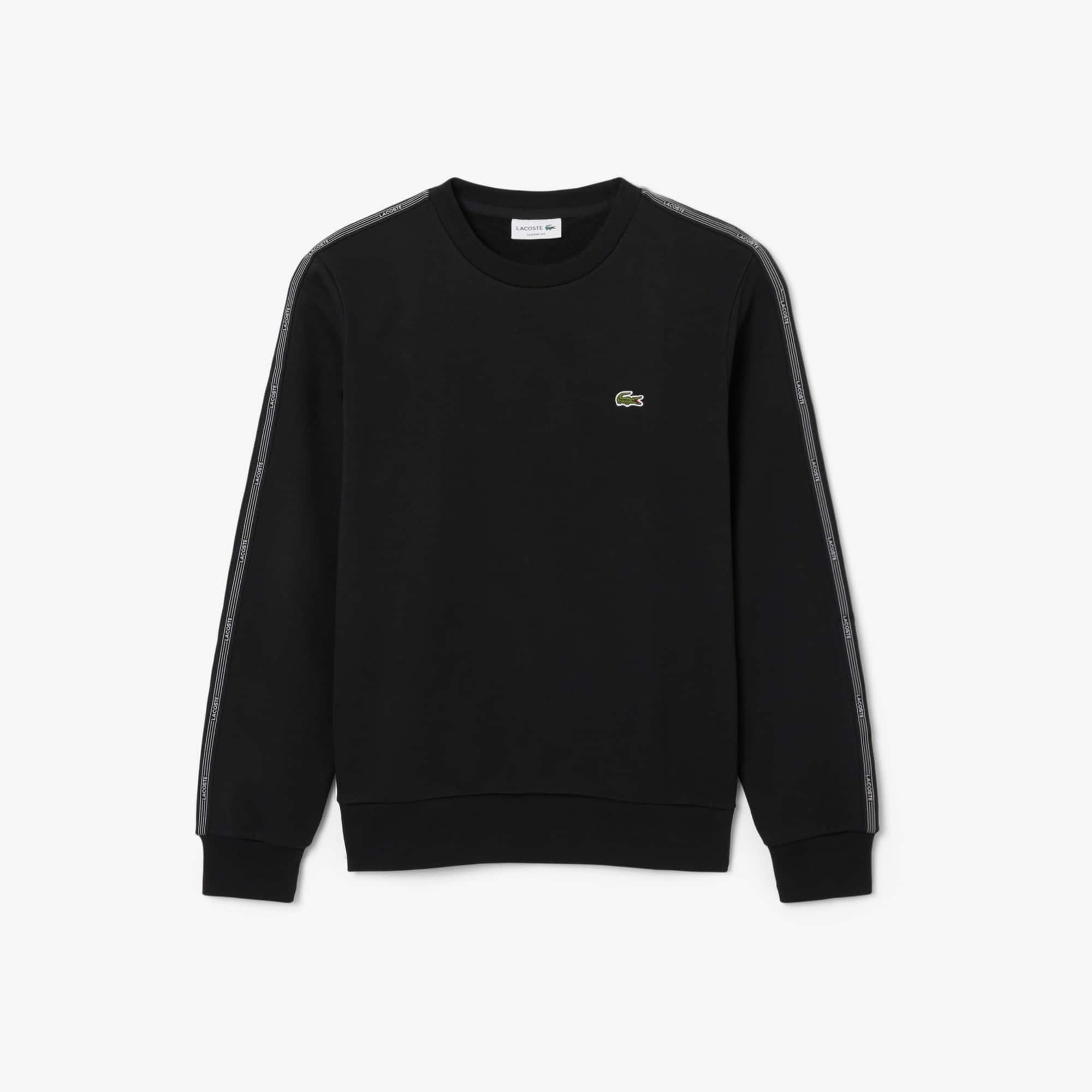 Stripe Band Fleece Sweatshirt