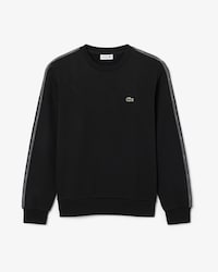 Stripe Band Fleece Sweatshirt