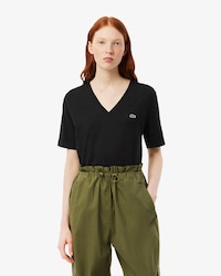 Women's Relaxed Fit Soft Cotton V-Neck T-Shirt