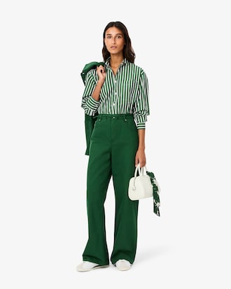 Camisa Para mujer oversize de popelina de algodón