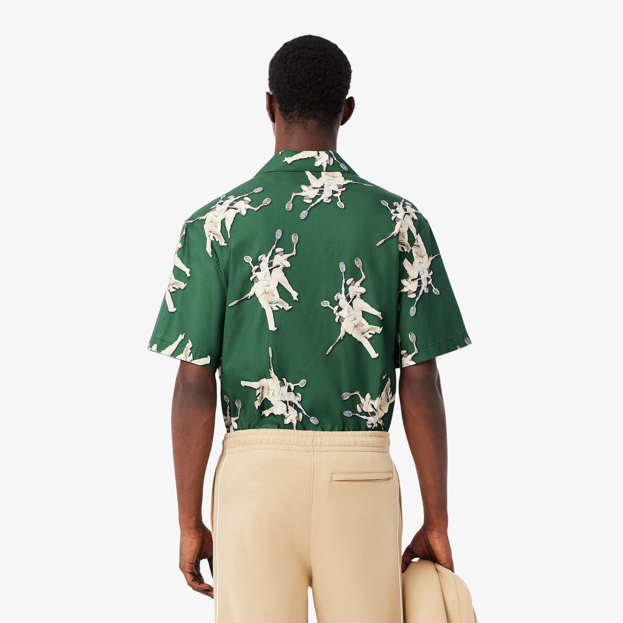 Men's Relaxed Fit René Lacoste Print Shirt - Men's Collection