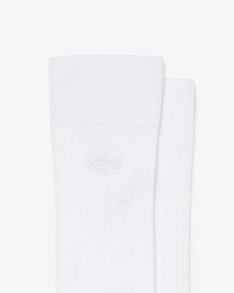 Men's Ribbed Cotton Blend Socks
