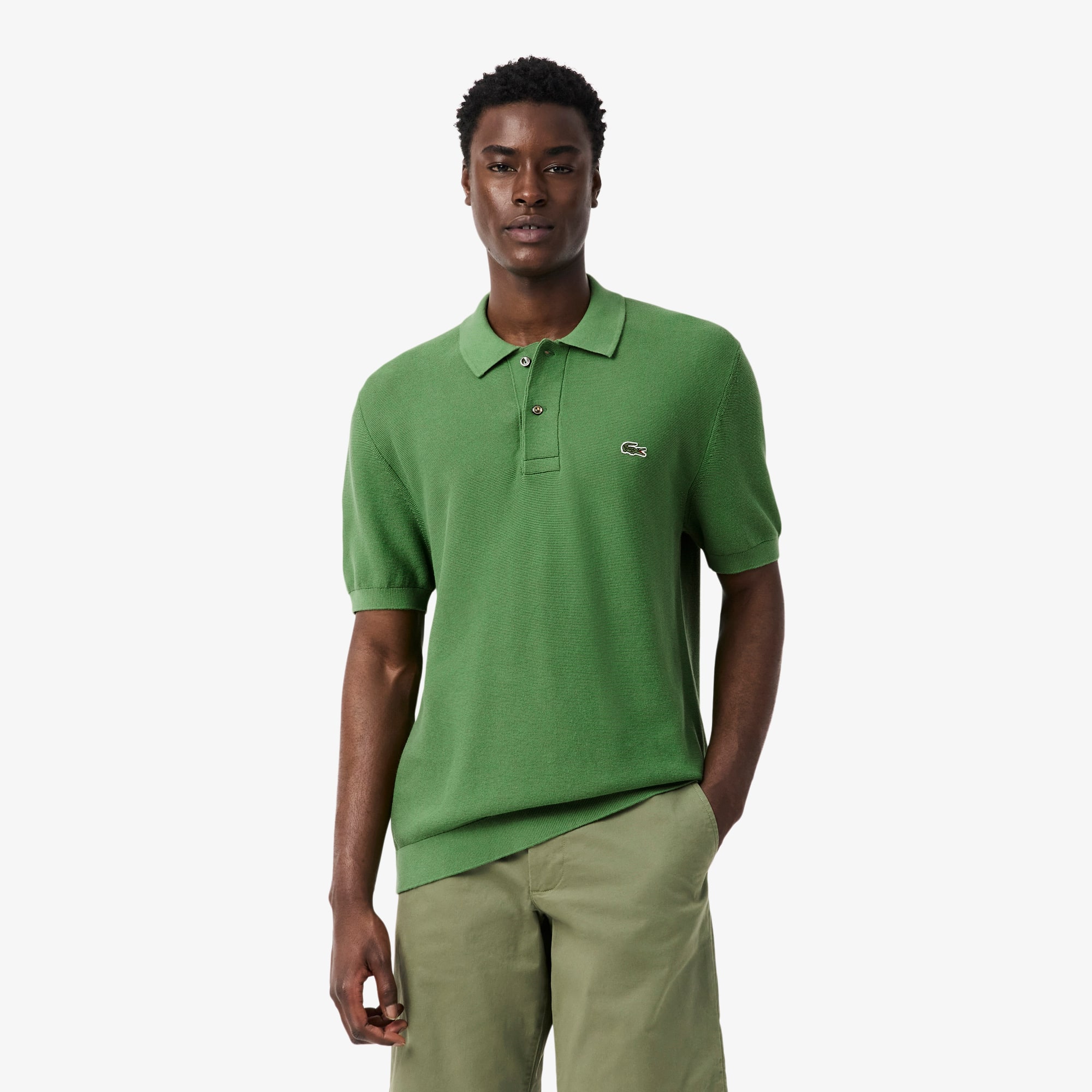 Classic Fit Knitted Polo - Sweaters & Sweatshirts - New In 2026