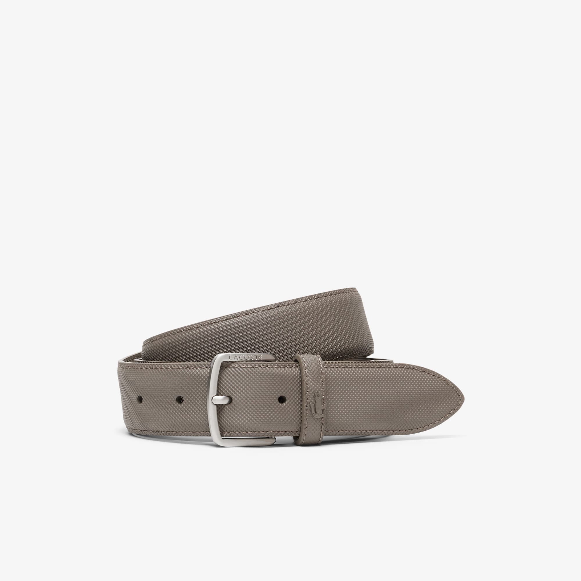 Lacoste Petit Piqué Belt - 43 In In Brown