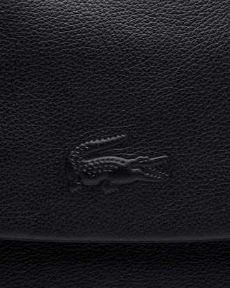 Women's City Court Grain Leather Flap Close Bag