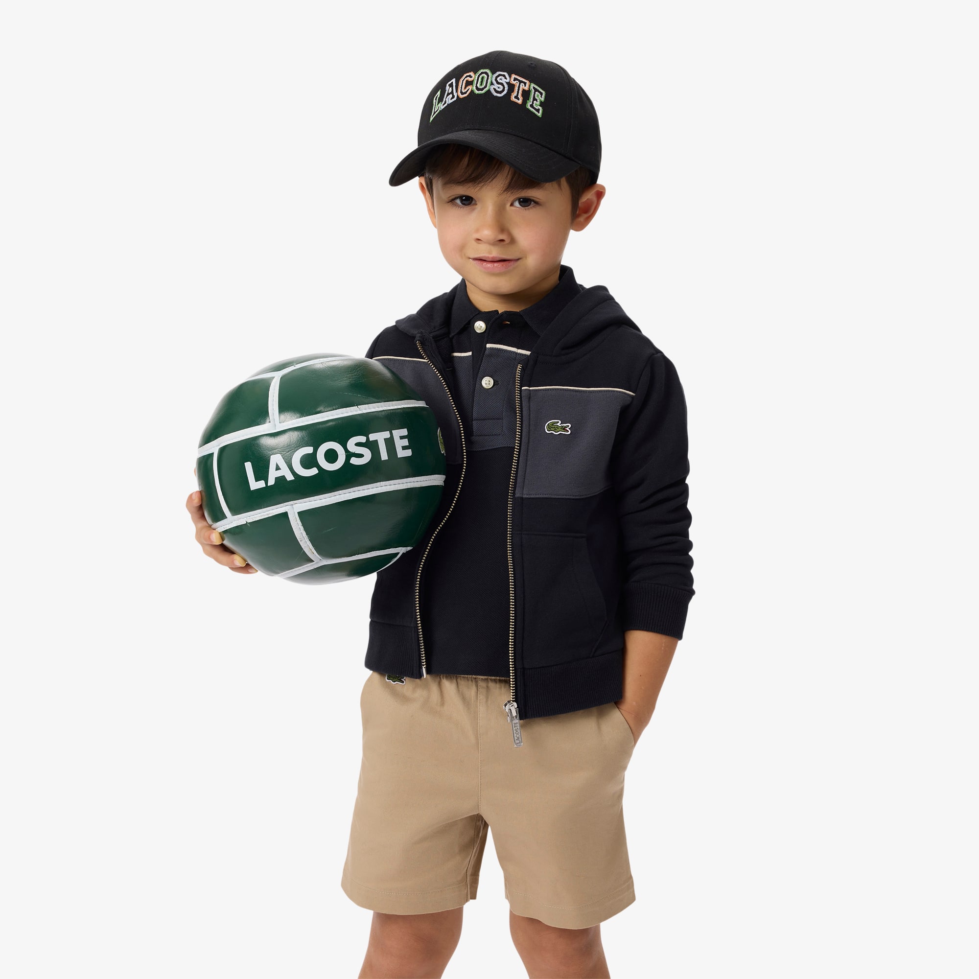 Lacoste Colorblock Zipped Hoodie